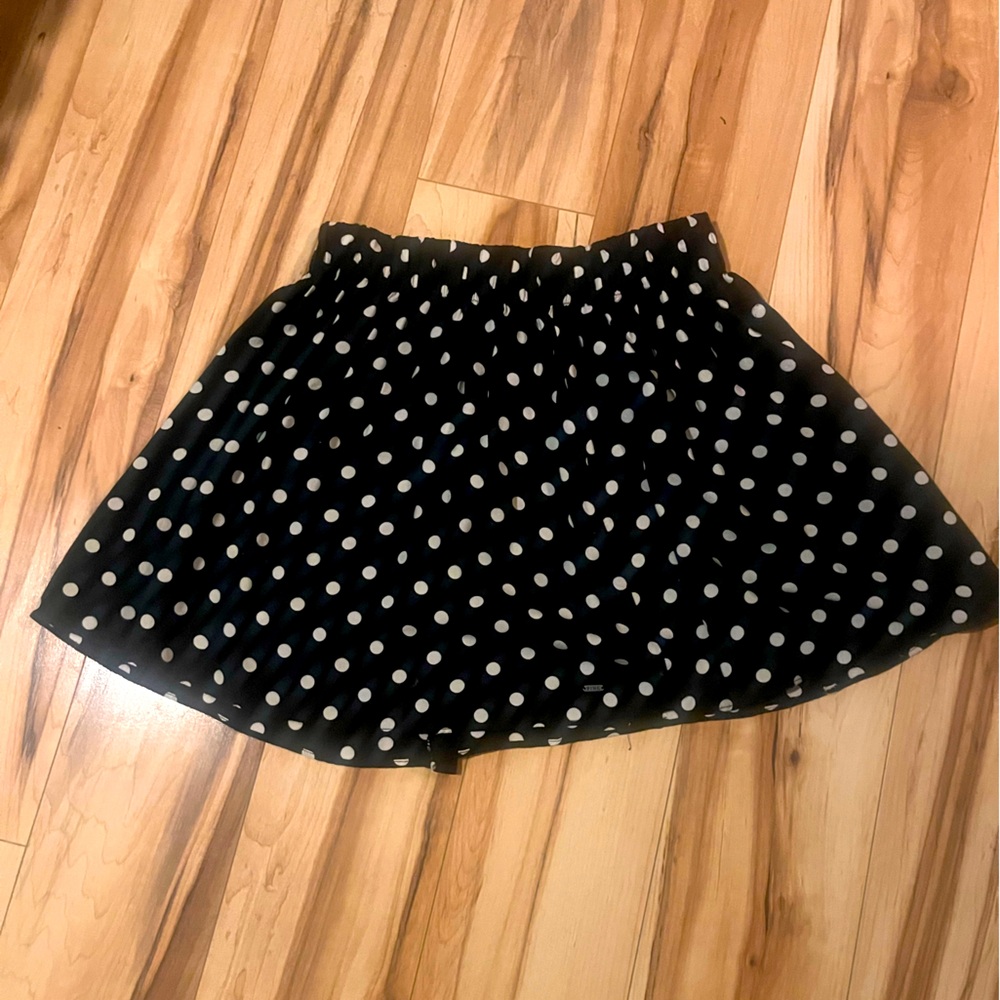 Vintage Polka Dot Black Skirt from PINK